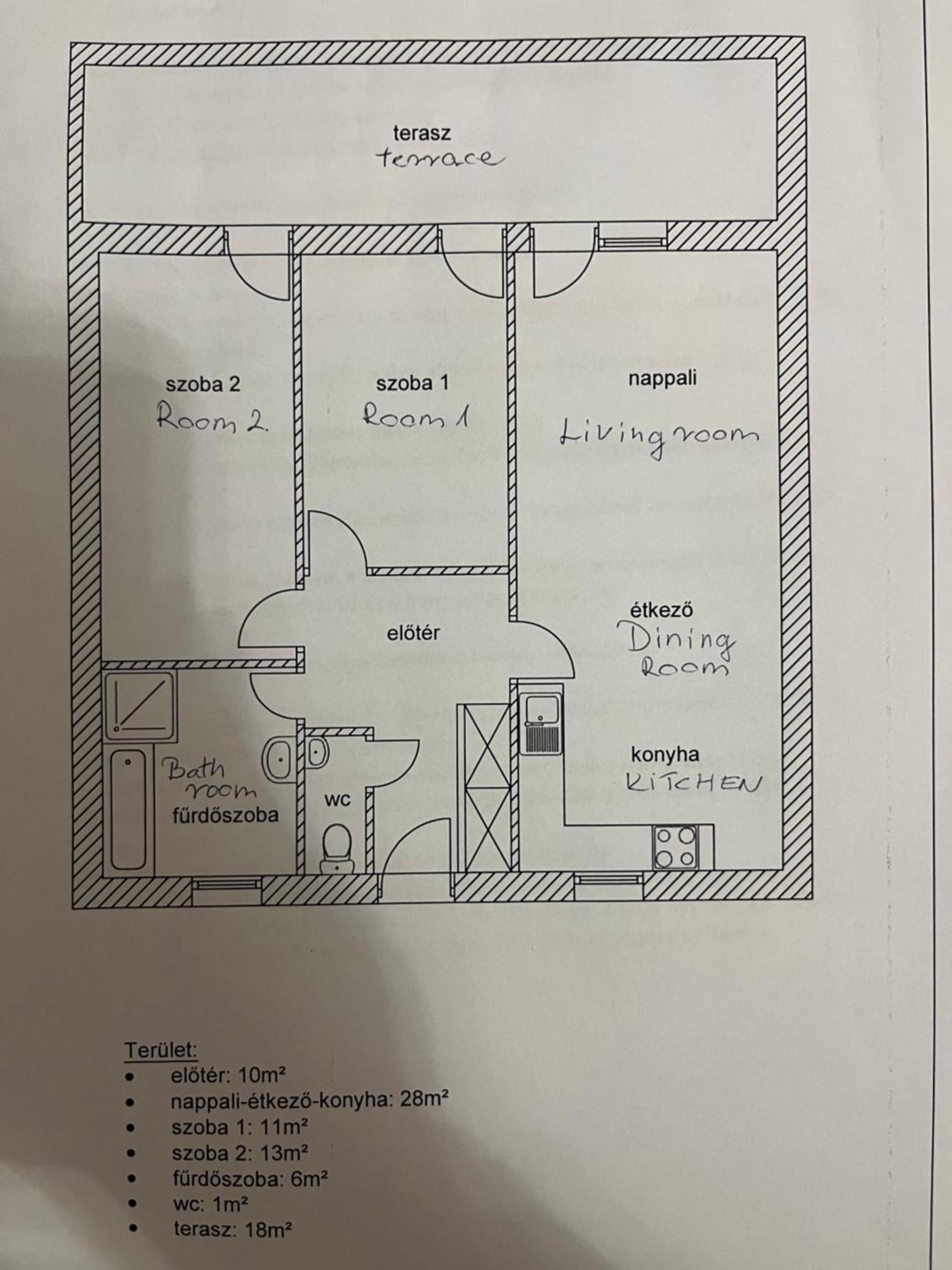 Brookforest Belvarosi Apartman Debreţin Exterior foto